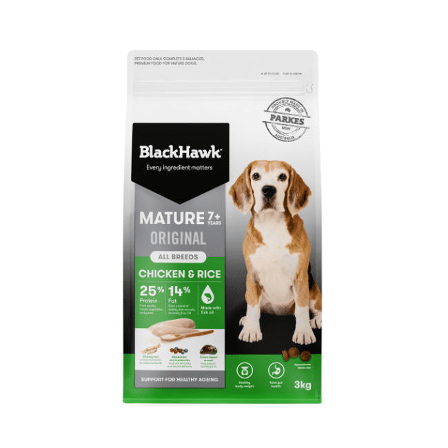 Black Hawk Mature Dog Chicken & Rice