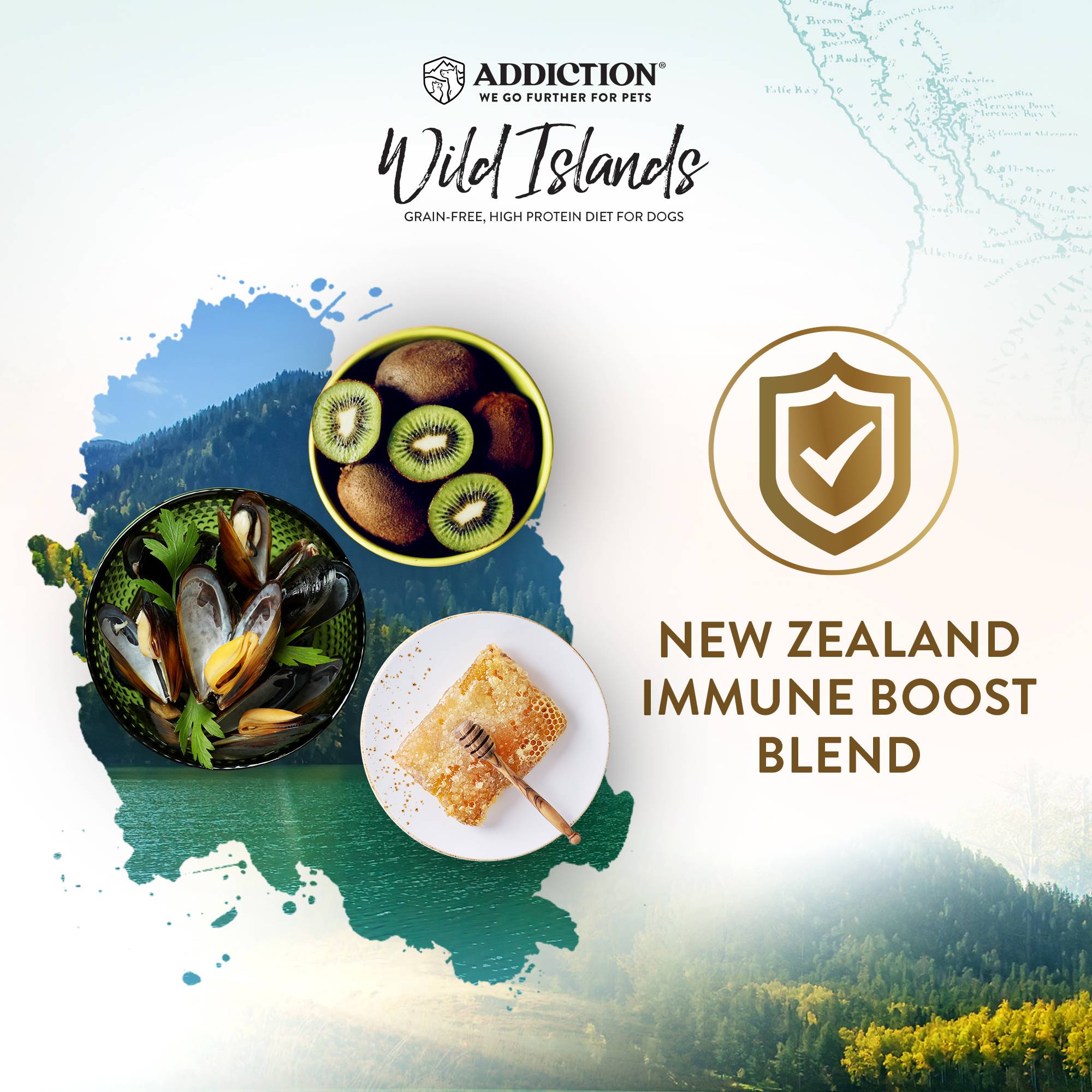 Addiction Wild Islands Ultrahigh Protein Island Birds, Duck, Turkey & Chicken Dry Dog Food - Image 4