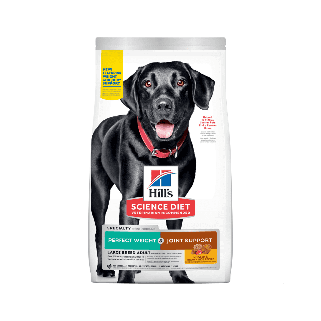 Hill’s Science Diet Adult Perfect Weight Large Breed + Joint Support Dry Dog Food