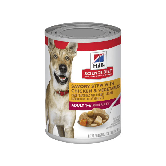 Hill's Science Diet Adult Savoury Stew Chicken & Vegetables Wet Dog Food