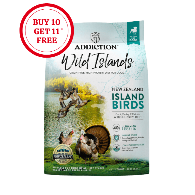 Addiction Wild Islands Ultrahigh Protein Island Birds, Duck, Turkey & Chicken Dry Dog Food
